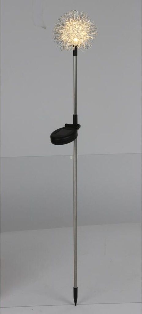 12x Solar Gartenstecker Pusteblume Dekoration Erdspieß Bodenstab Lampen Lichter