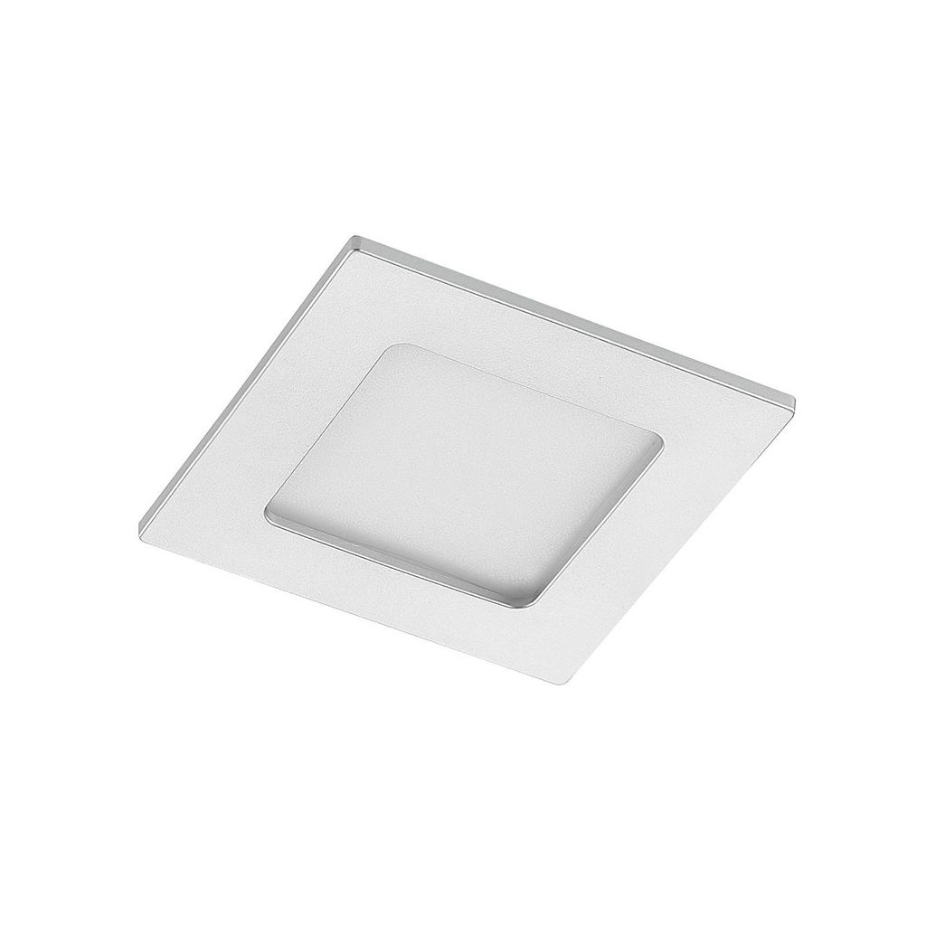 Prios LED-Einbaulampe Helina, silber, 11,5 cm, dimmbar