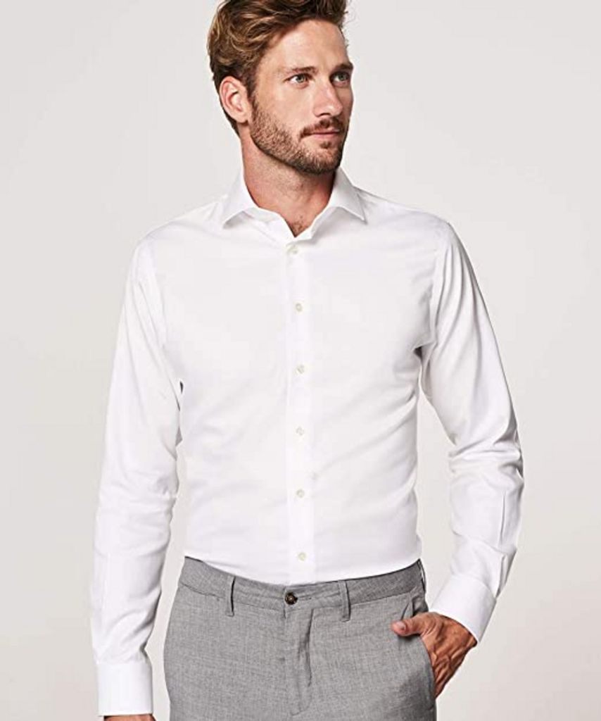 Profuomo Slim Fit weißes Hemd