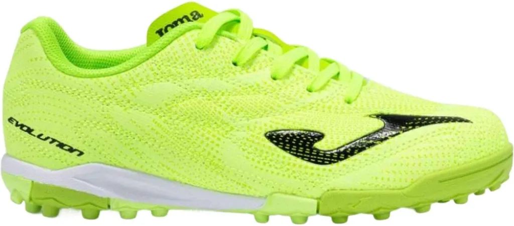 Chaussures de foot Joma EVJW2511TF Vertes Fluor 37 semelle amortissante