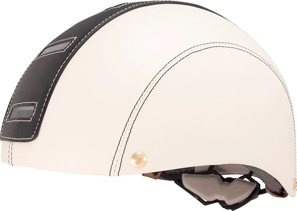 Casque Halo Crème & Réglisse L avec feu arrière LED intégré de sécurité