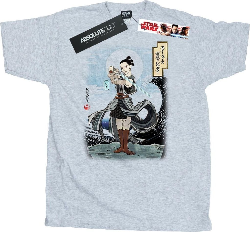 Star Wars - "The Last Jedi" T-Shirt für Herren BI47004 (M) (Grau)