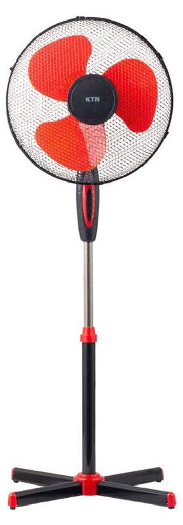 Lüfter KTN KT-1618 40.0 W, Schwarz/Rot Produktbild 