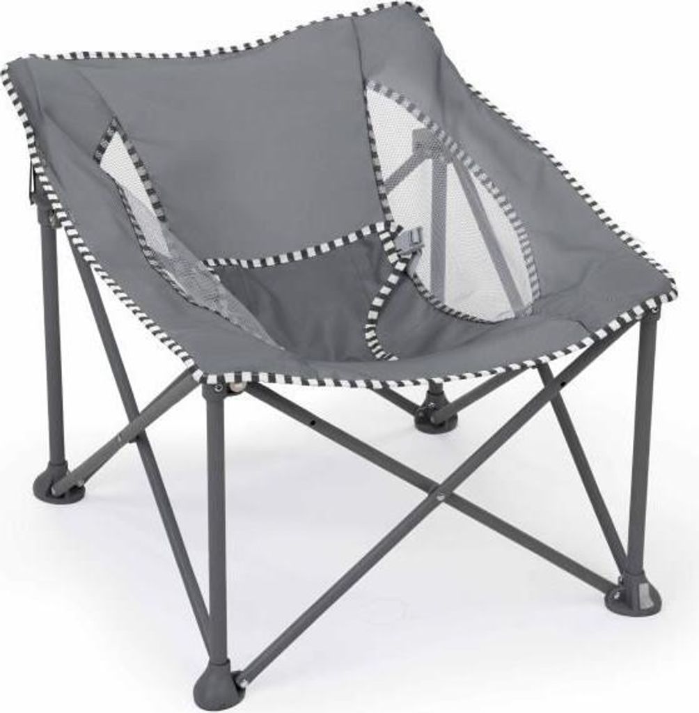 Babywippe, Faltbar, Grau Pop 'N Chill, SPF 50+ Sonnenschutz, Inklusive Tragetasche, 0-6 Monate