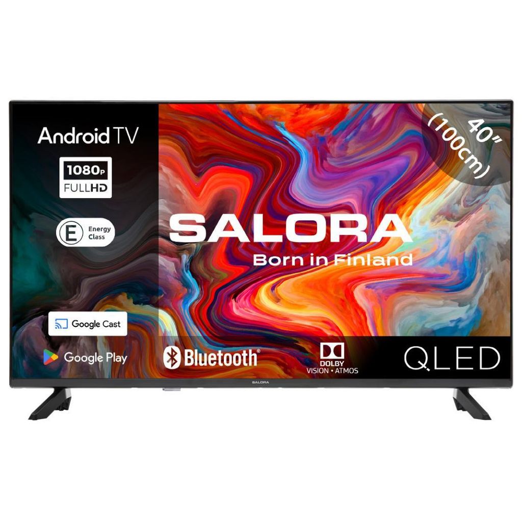 Salora QLED40TV, 101,6 cm (40"), 1920 x 1080 pixelů, QLED, Obrázek produktu 