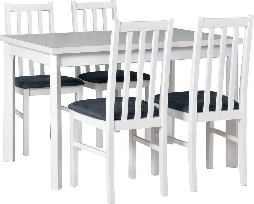 Esszimmer-Set 4x "Bos 10" Stühle + "MAX 5P" Tisch