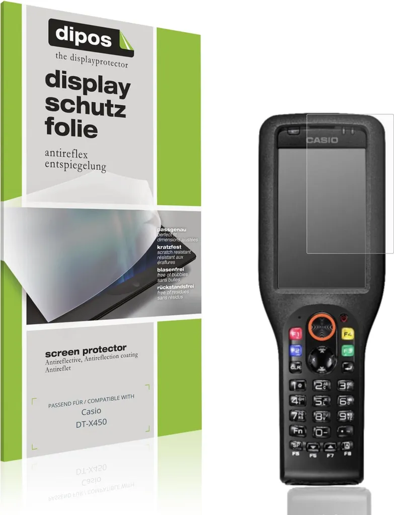 Casio DT-X450 Protezione Schermo: 6x Pellicole Antiriflesso dipos