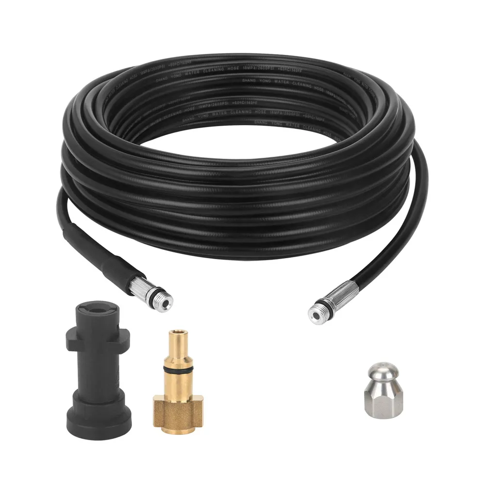 Flexible de débouchage pour nettoyeur haute pression 10m kit complet