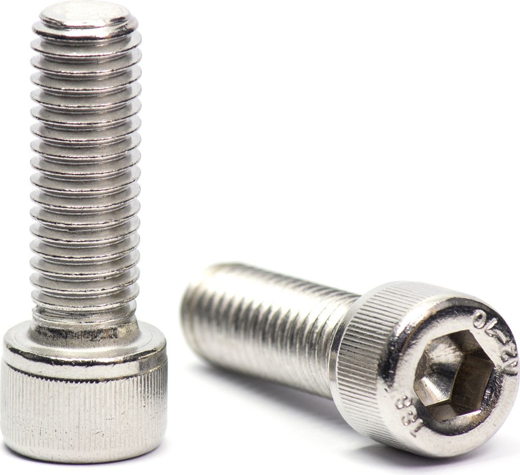 50 Stück Zylinderschrauben DIN 912 ISO 4762 galv. verzinkt 8.8 Maschinenschraube M8x16mm