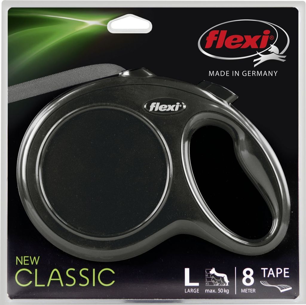 flexi New Classic L Gurt 8 m schwarz Produktbild 12