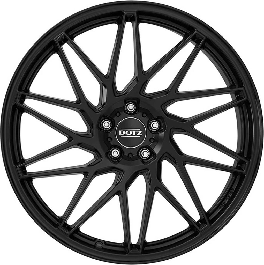 4x DOTZ Felge Tanaka black 8x18 ET48 5x114.3 OTAG0KA48 kompatibel mit Hyundai ELANTRA IONIQ KONA TUCSON VELOSTER i20 N i30 i30 Coupe i30 Fastback i...
