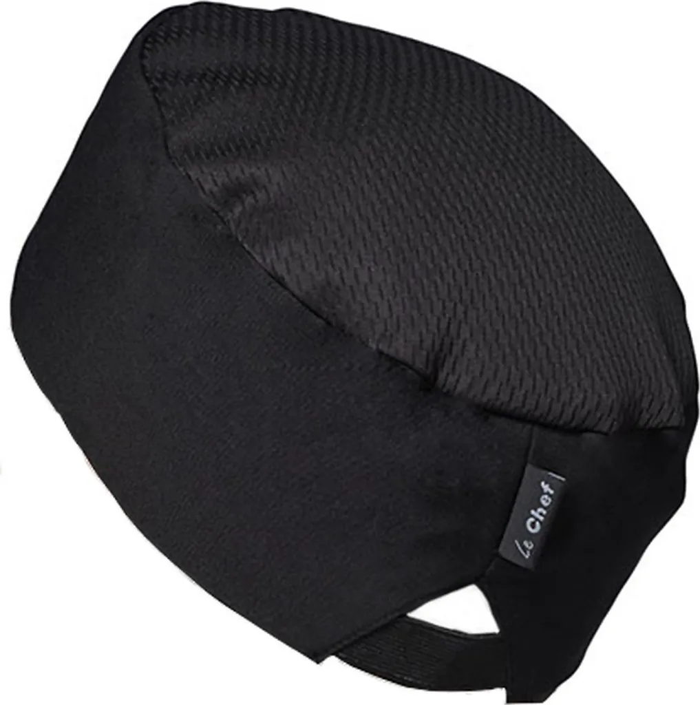 Le Chef DF37C Skull Cap Staycool Nero M | Abbigliamento Professionale Cuoco