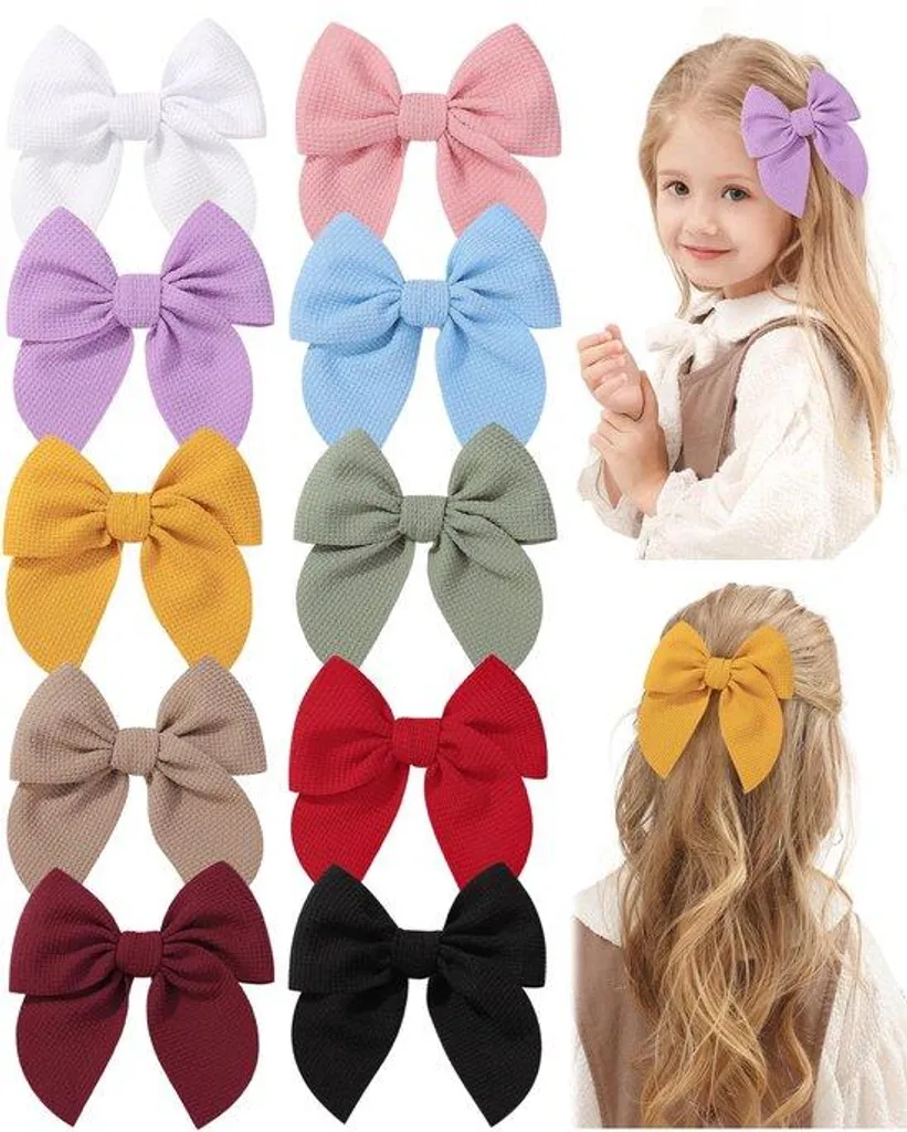 Barrettes anti-glisse 11,4 cm pour cheveux fins de bébés, lot de 10