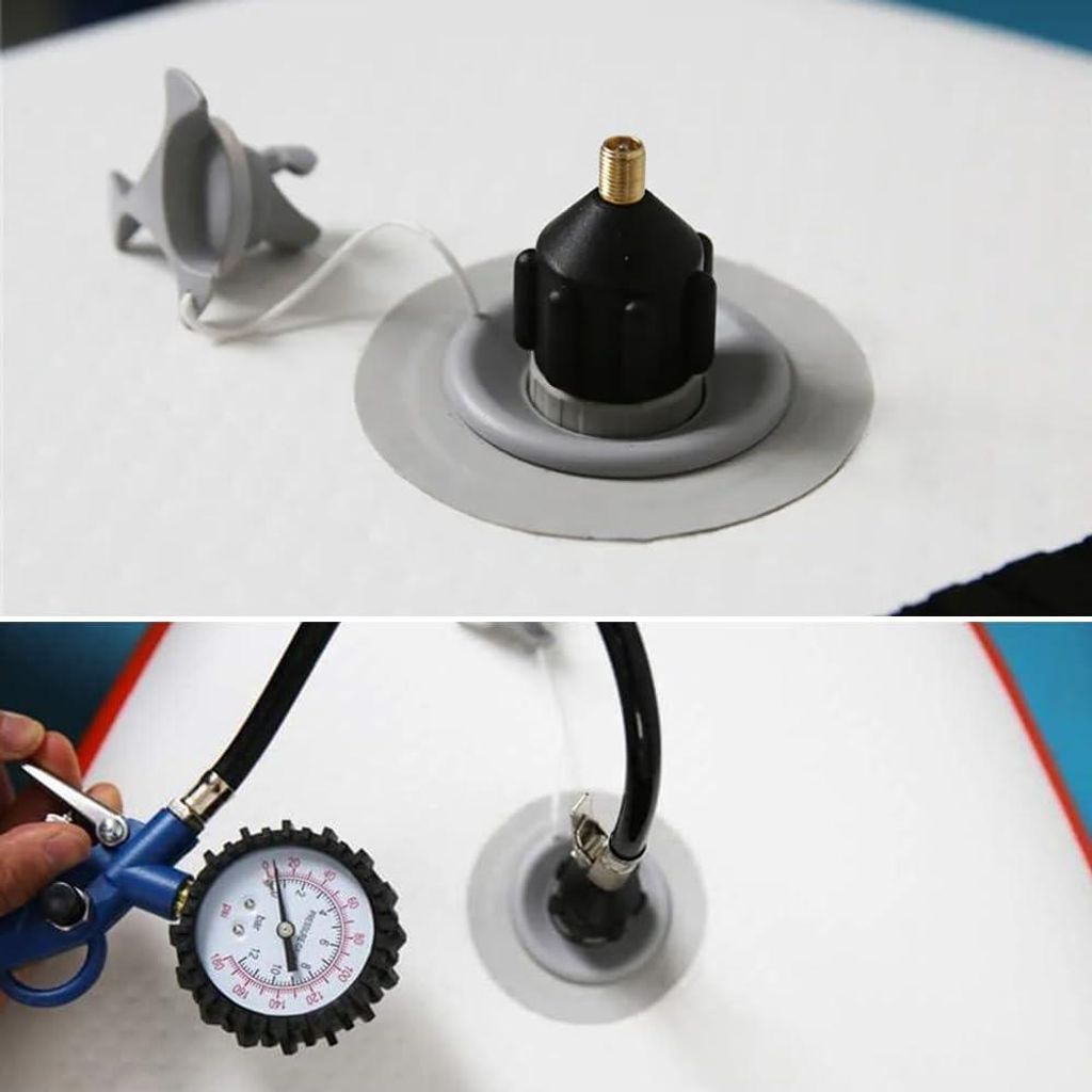 Aufblasbarer Ventiladapter mit 4 Gasdüsen für SUPs und Boote