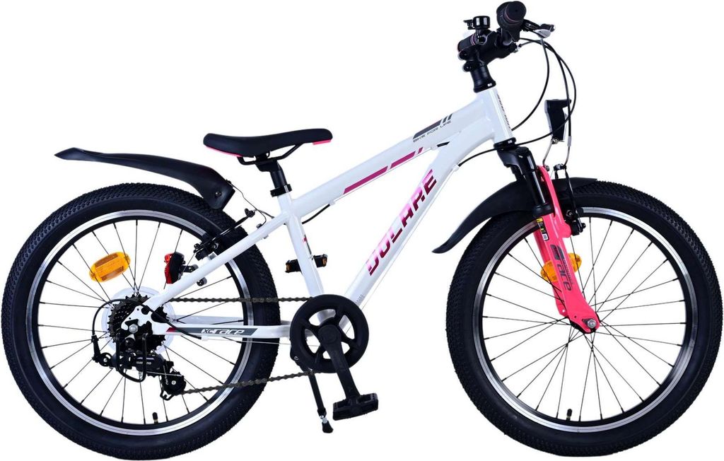 Volare XC Race Kinderfahrrad - 20 Zoll - 7 Gänge - Weiß Produktbild 