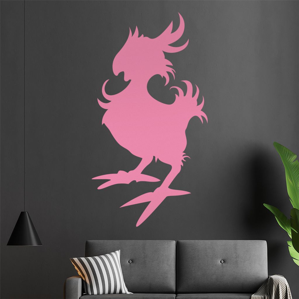 Kücken Huhn Vogel Wandtattoo in 6 Größen - Wandaufkleber Wall Sticker - Dekoration, Küche, Wohnzimmer, Schlafzimmer, Badezimmer