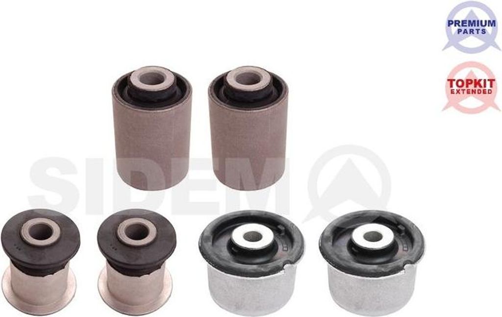 SIDEM 863657 KIT Lagerung, Querlenker OE 7L0407182G kompatibel mit Touareg, Cayenne, Q7