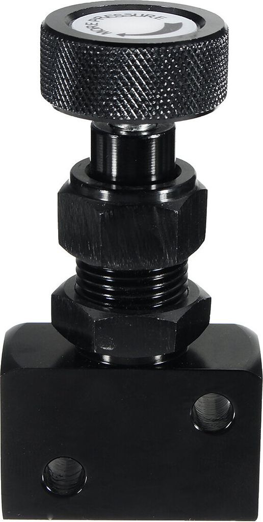 1/8 NPT Einstellbare Bremse Lever Proportionierung Bias Valve Knob Style Suit Disc Drum - Silber