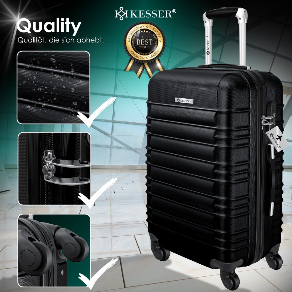 KESSER® Reisekoffer Hartschalen-Koffer Inkl. Kofferwaage + Produktbild 3