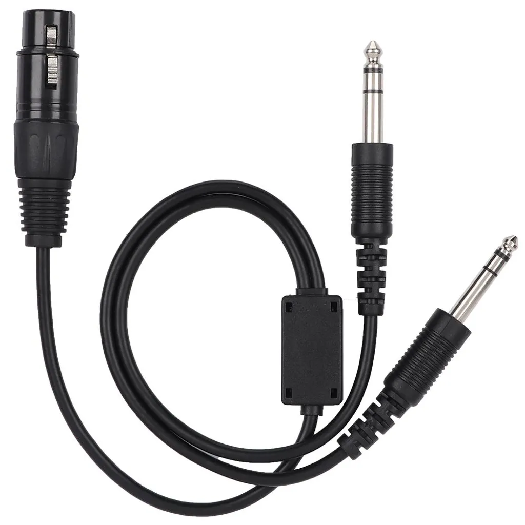 Adaptateur câble casque aviation avec double fiche GA haute qualité