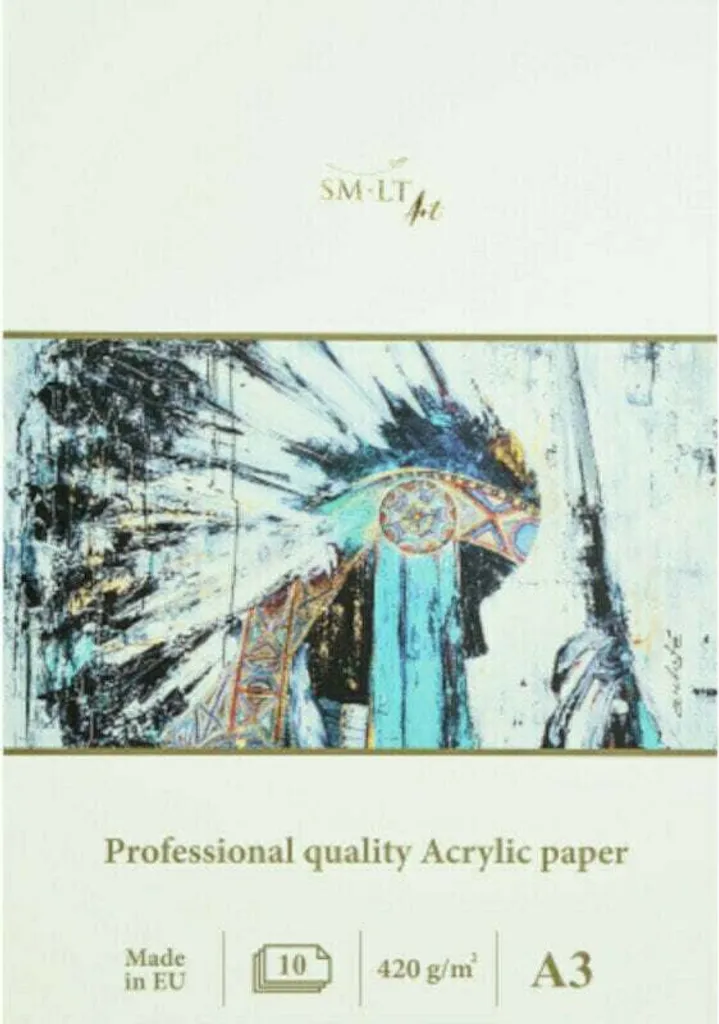 Smiltainis Professional A4 420g Papier pour Encre Marqueur et Aquarelle