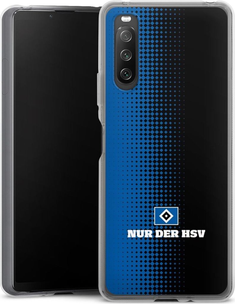 DeinDesign Handyhülle für Sony Xperia 10 IV Silikon Hülle Case Smartphone Schutzhülle HSV Logo Offizielles Lizenzprodukt
