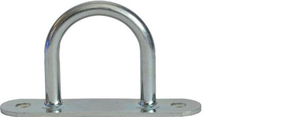 50 Stück - Bügel-/ Riemenkrampen - 32x36 mm - Planenhaken - Stahl verzinkt