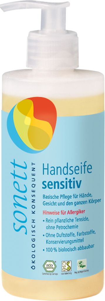 Mýdlo na ruce sensitive, dávkovač, 300 ml Obrázek produktu 