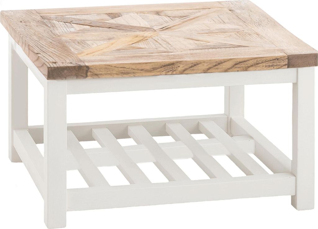 Tavolino CLP Bastrop 60 x 60 cm, quadrato, in stile Immagine del prodotto 