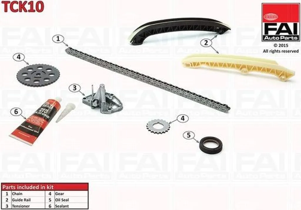 Supprimer Bruit Chaîne Distribution VW Fabia 1.2 - Kit Complet 2005-2015