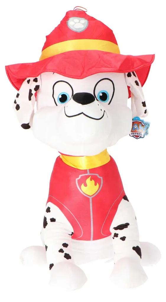 Peluche Pat Patrouille Marshall 30 cm - Doudou Douceur Chiot Pompier