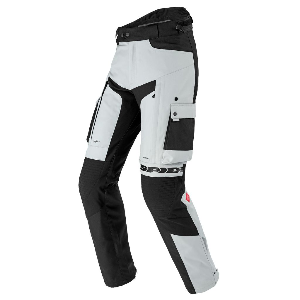 Spidi H2Out Allroad Motorrad Textilhose, schwarz/grau, M