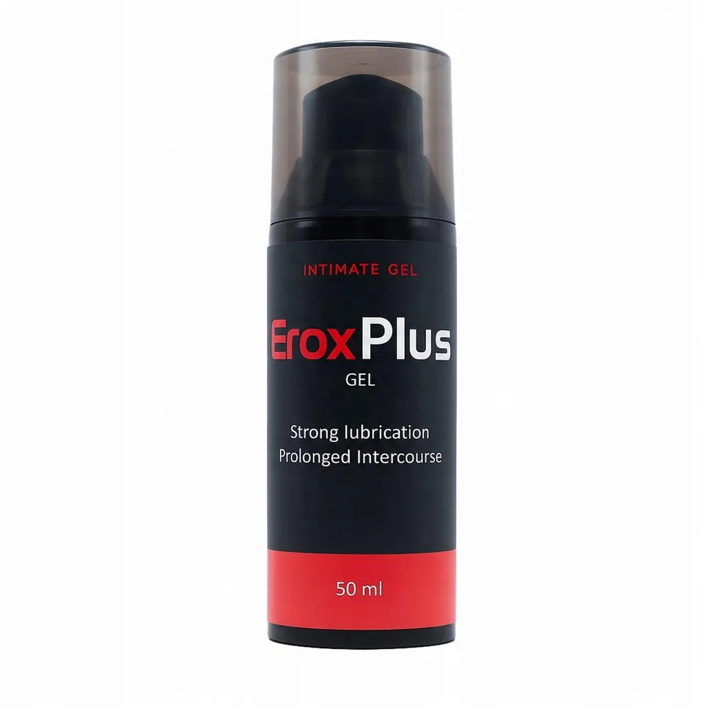 Gel intime hommes Erox Plus 50 ml pour booster la taille et l'endurance