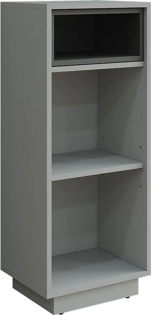 Rangement salle de bain compact Vicco Beatrice 38x93cm Gris Anthracite