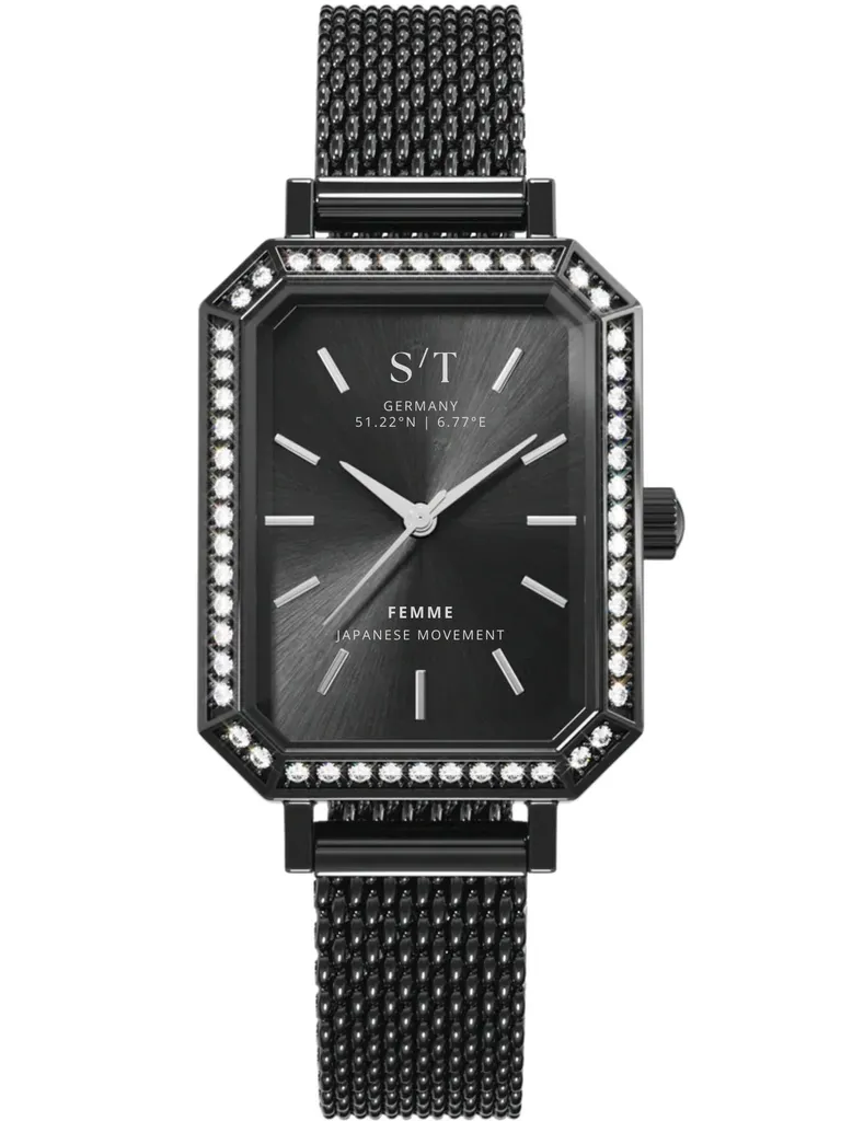 Montre Femme Durable et Étanche avec Bracelet Ajustable et Mouvement Quartz