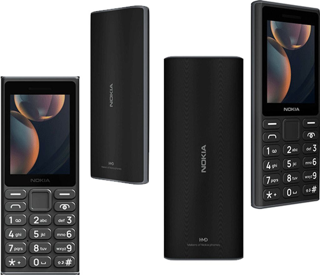 Nokia 105 4,57 cm (1,8") 78,7 g Nero Telefono fisso Immagine del prodotto 