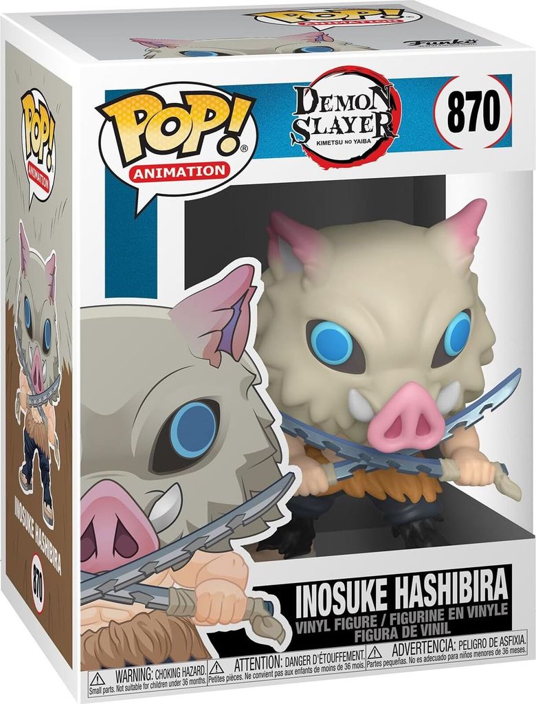 Demon Slayer POP! Animation Vinyl Figur Inosuke Hashibira 9 cm