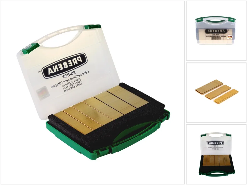 Scorta 6000 Graffette Prebena ES Zincate | Offerta Box Professionale