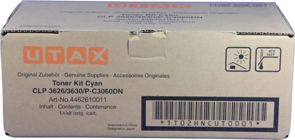 Toner Utax 4462610011 Cyan : finissez-en avec les traces et les bavures