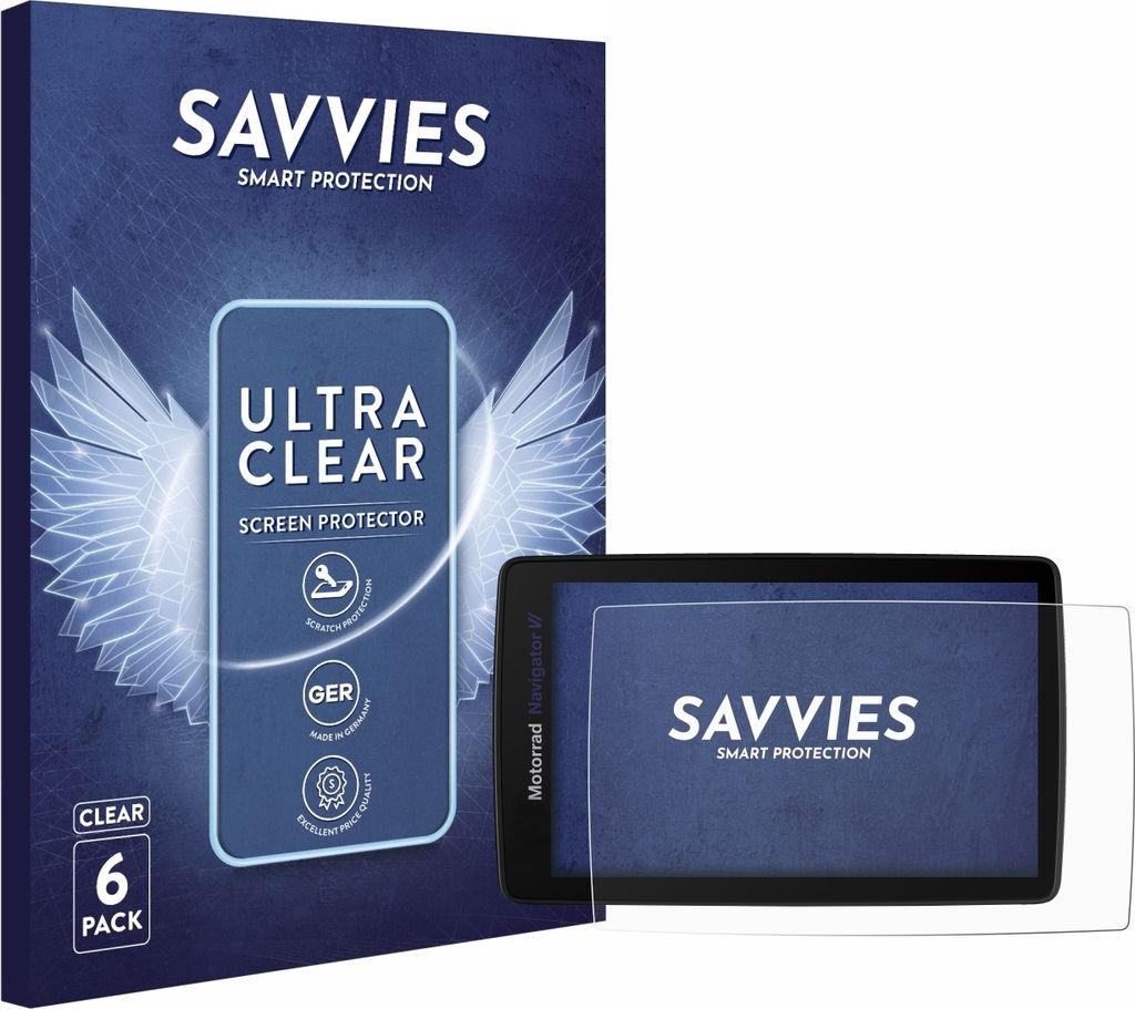 6x Für BMW Navigator VI Schutzfolie Savvies Displayschutz Display Schutz Folie Klar Transparent