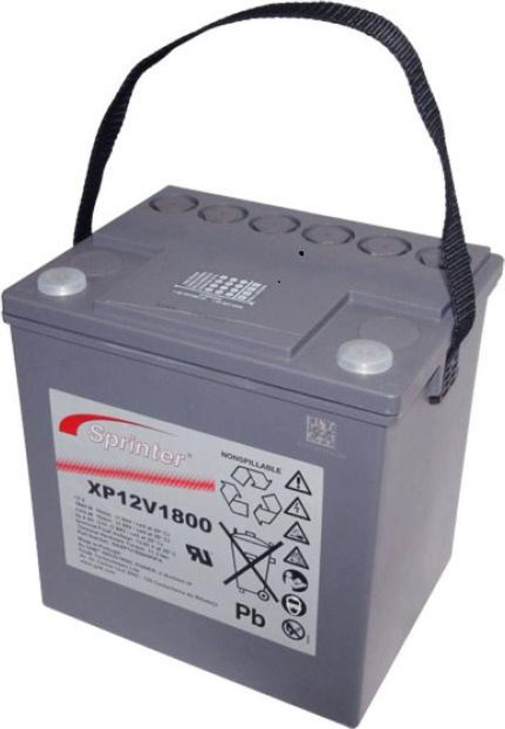 Exide Sprinter XP12V1800 Blei Akku mit M6 Schraubanschluss 12V, 56400mAh
