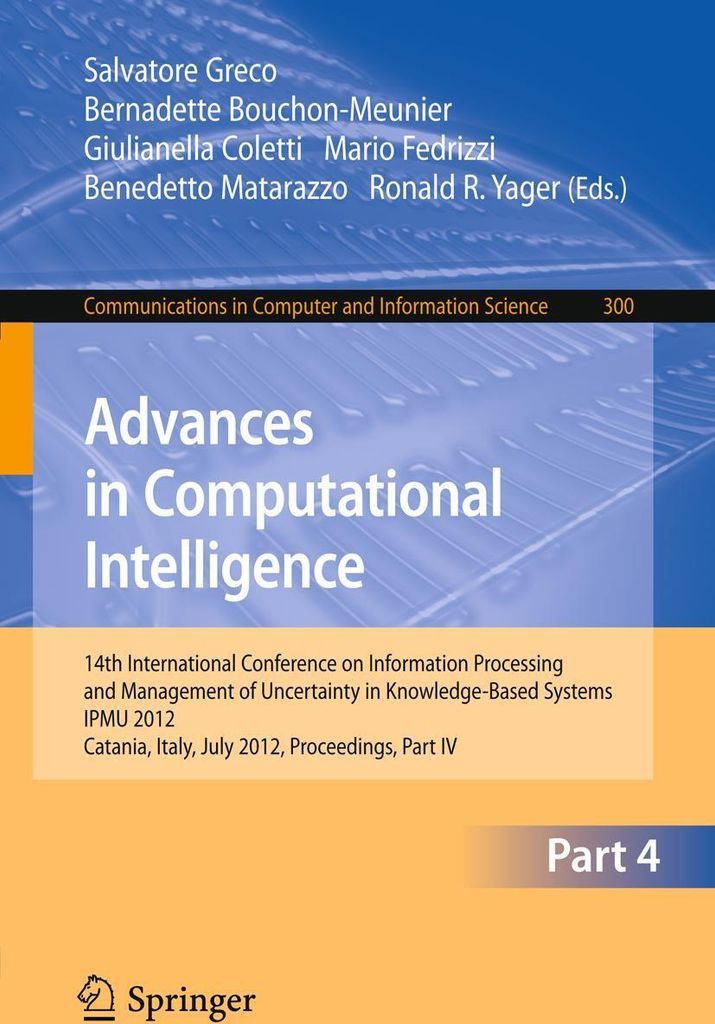 Advances in Computational Intelligence, Part IV