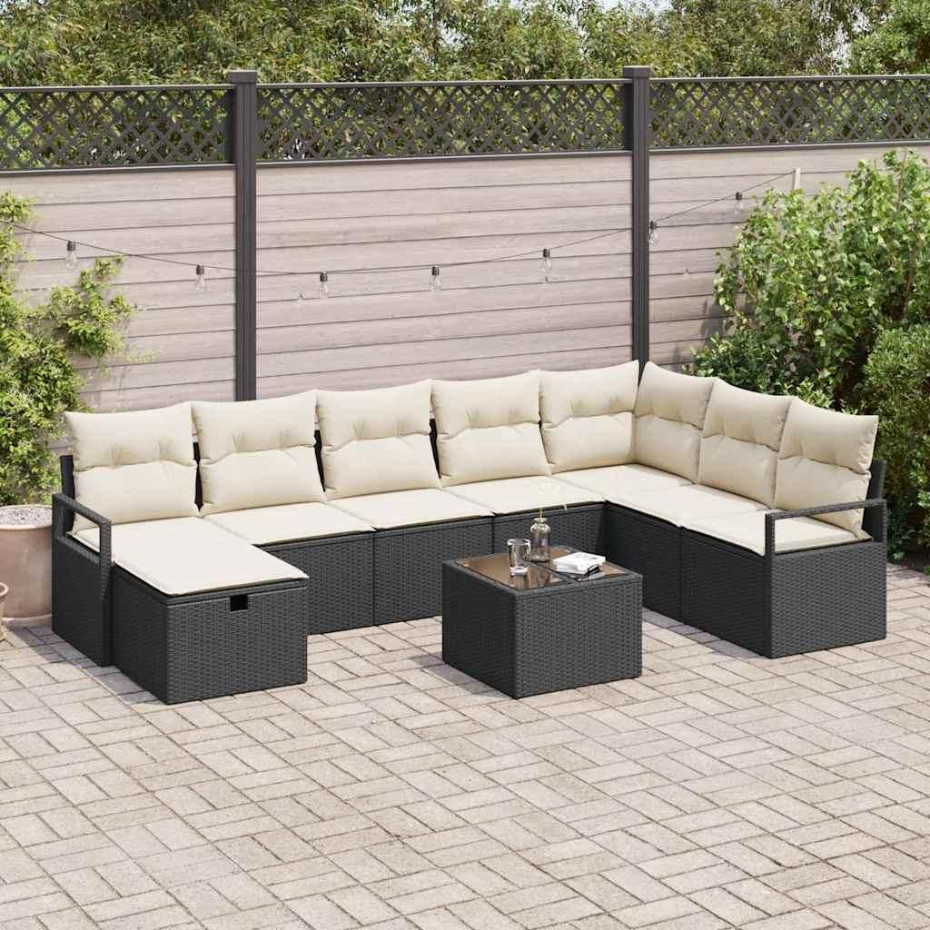 Maison Exclusive - Sofa Set mit Kissen 6 pcs Poly-Rattan