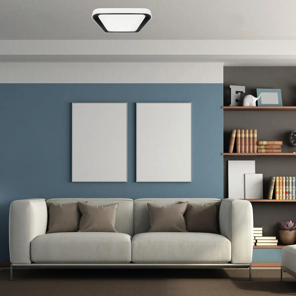 Plafonnier LED 38W à intensité variable QUADRO nuances de blanc 40cm