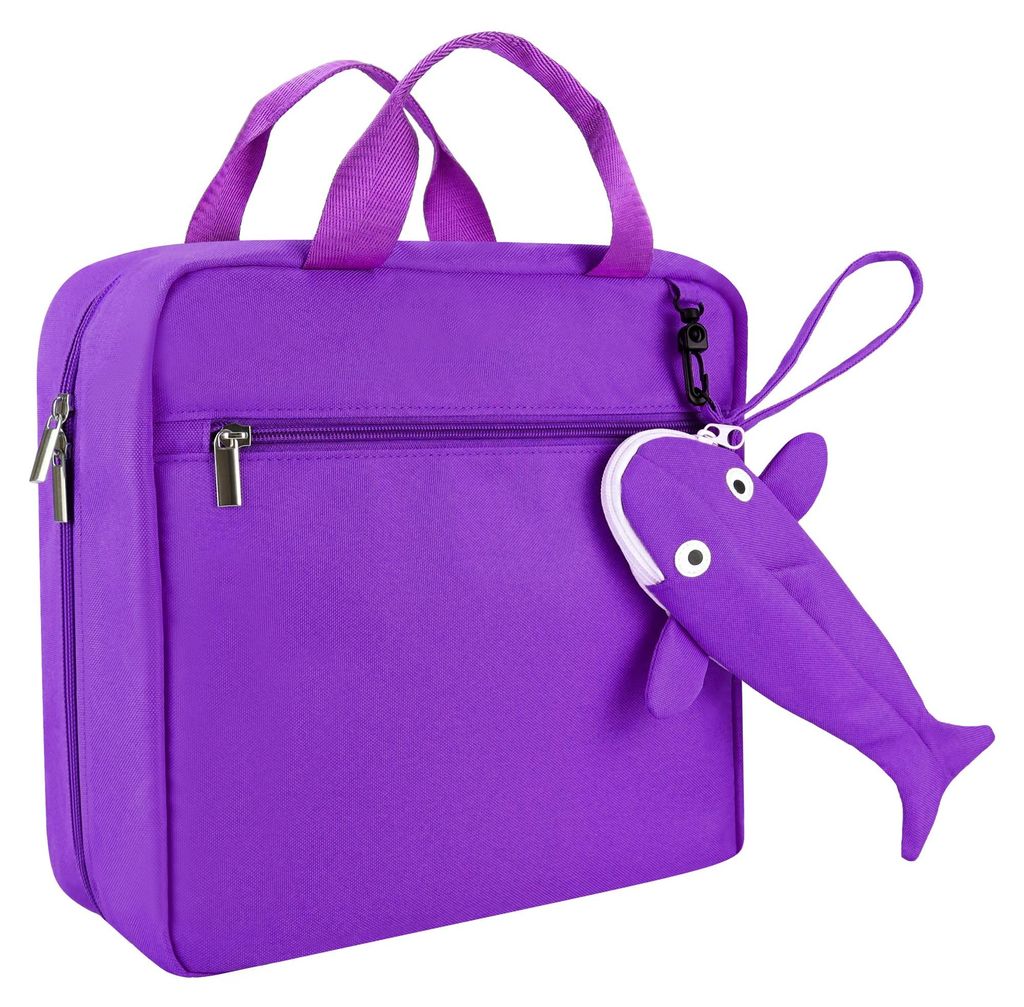 Tasche für Tiptoi-Stifte und Tiptoi-Bücher (Starterset), tragbares Etui für Tiptoi-Stifte, Platz für 10 bis 12 Bücher, Tragetasche für Tiptoi...