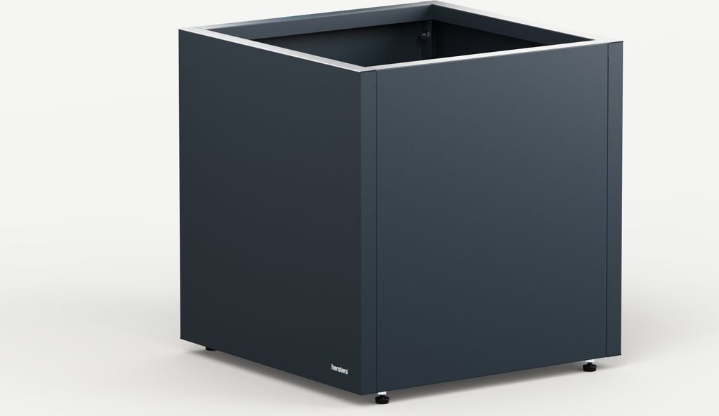 Květináč Herstera Metal Cube, kovový, volně stojící, ocel, Obrázek produktu 