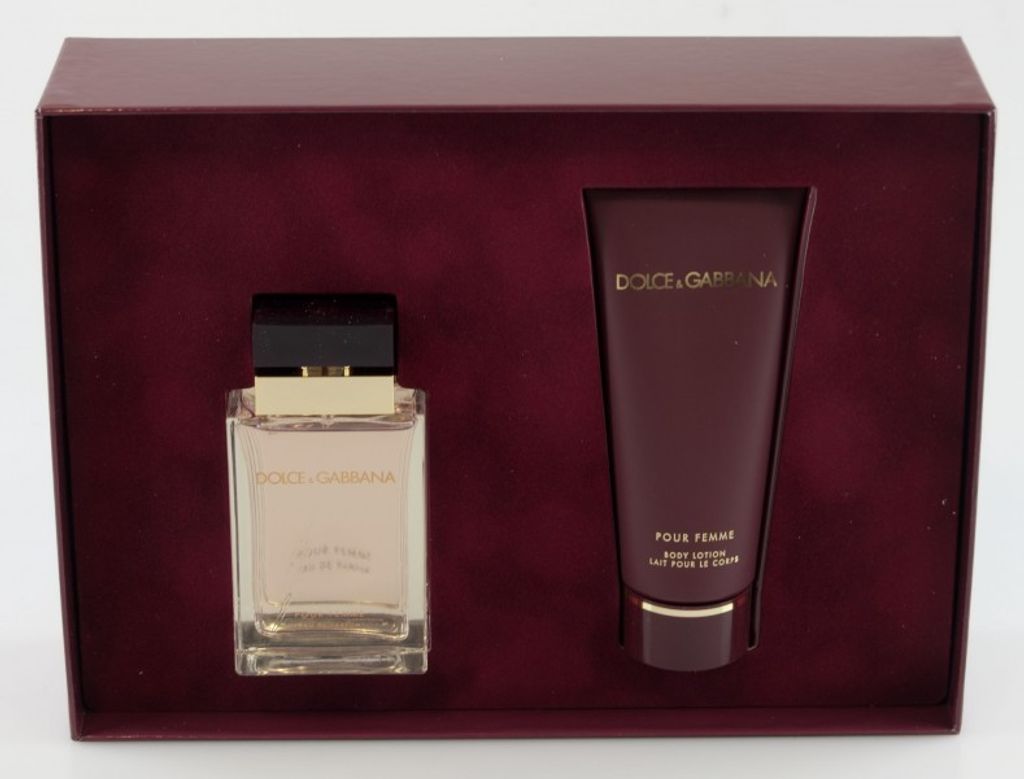 Dolce & Gabbana pour Femme Set - 50 ml Eau de Parfum Spray + 100 ml Body Lotion