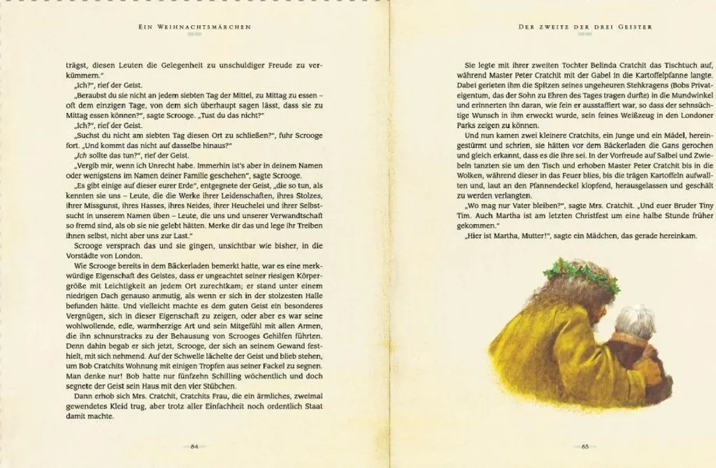 Livre Eine Weihnachtsgeschichte de Charles Dickens - Version Allemande - 5