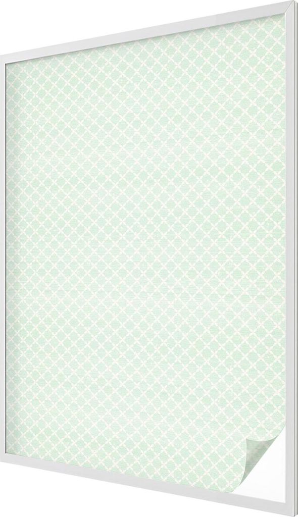 Buntglas Fensterfolie – 146x100 cm – Stained-Glass Design – blickdichte dekorative Sichtschutzfolie – selbstklebend, UV-Schutz – Pastells...
