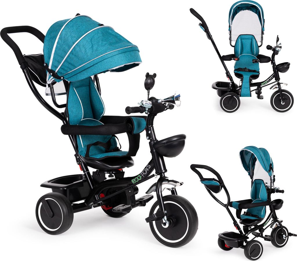 Siège pivotant pour poussette tricycle vélo Image du produit 